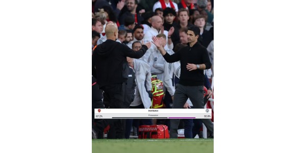 Arsenal speelde 1-1 gelijk tegen Manchester City, maar Liverpool was de grootste winnaar.